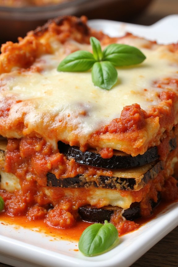 delicious vegetarian eggplant casserole