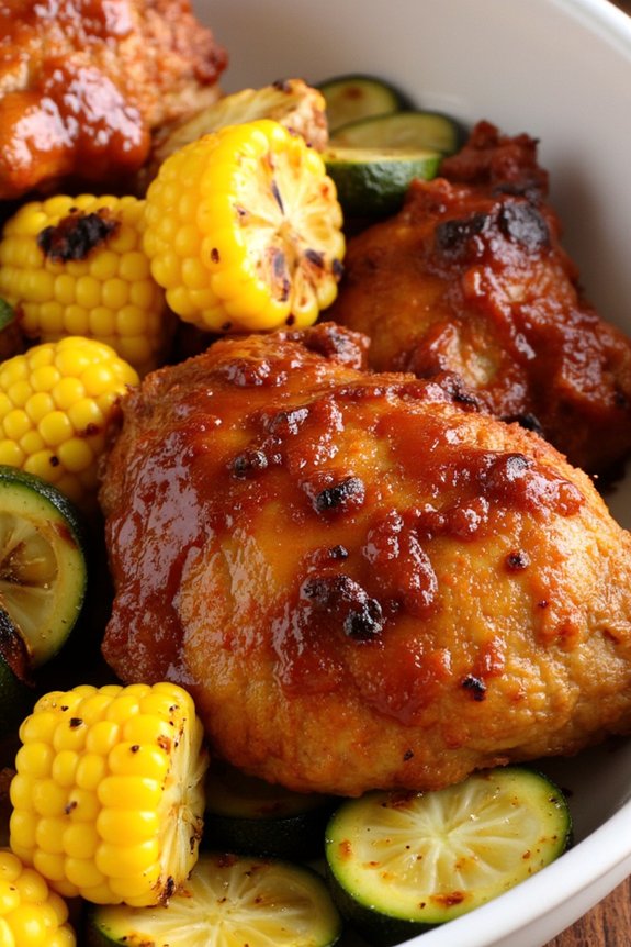 easy barbecue chicken dinner