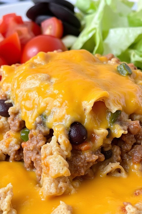easy cheesy taco casserole