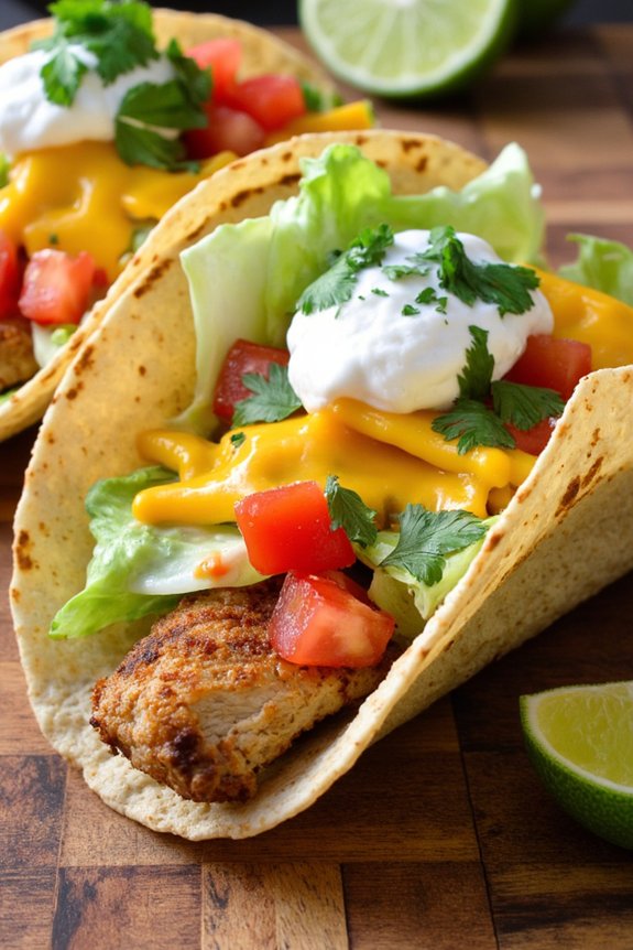 easy customizable chicken tacos