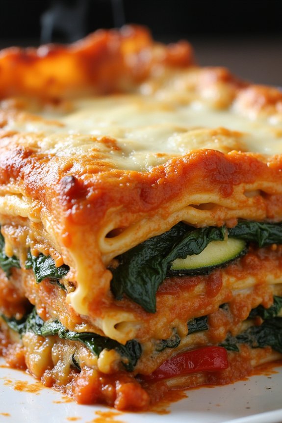 easy nutritious vegetable lasagna