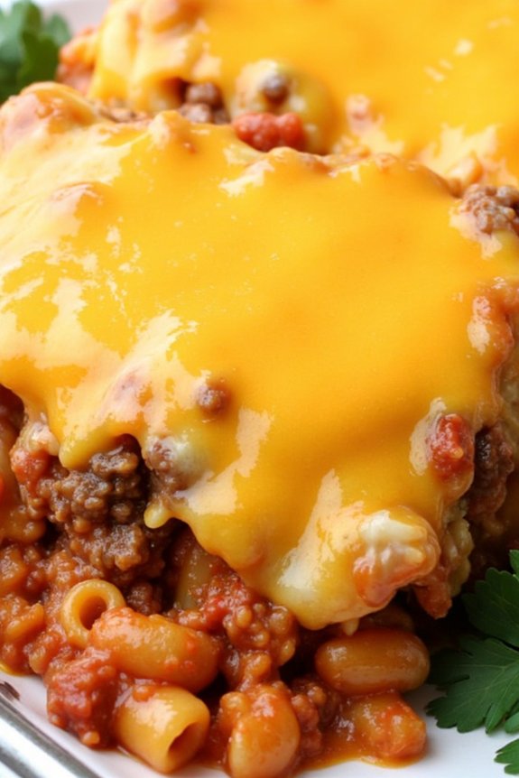 easy one dish cheeseburger casserole