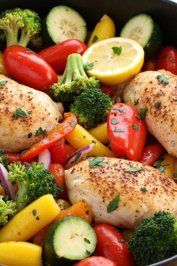 easy one pan chicken dinner