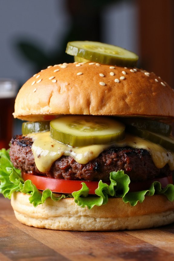 easy smoky beef burgers