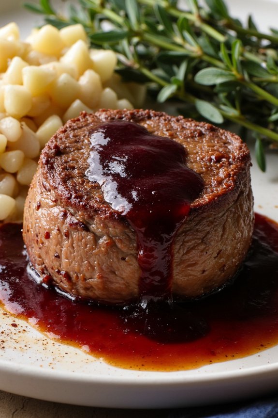 elegant filet mignon dish