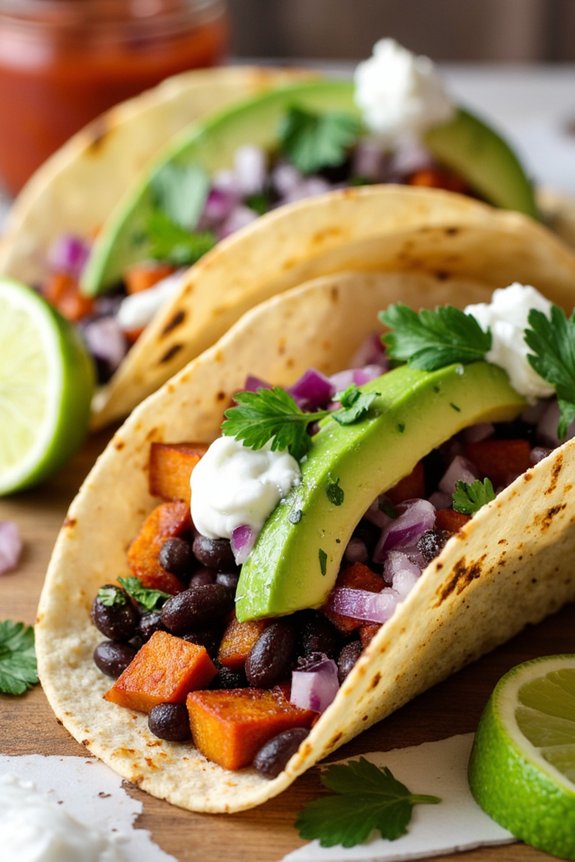 flavor packed sweet potato tacos