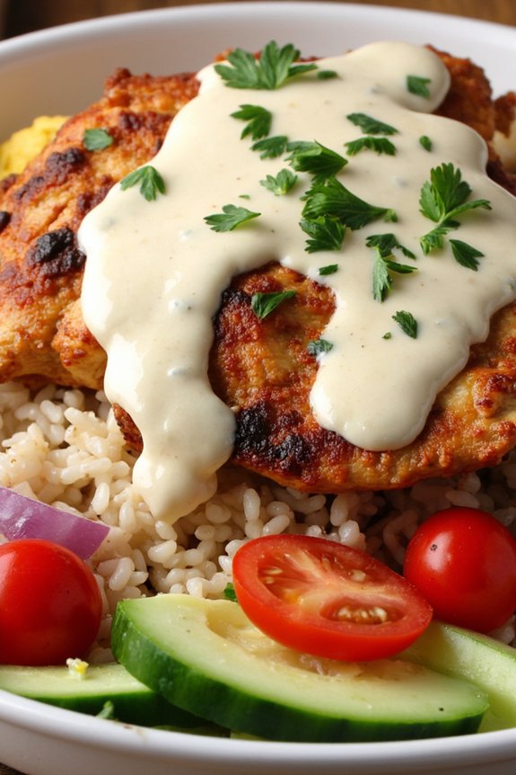 flavorful chicken shawarma bowls