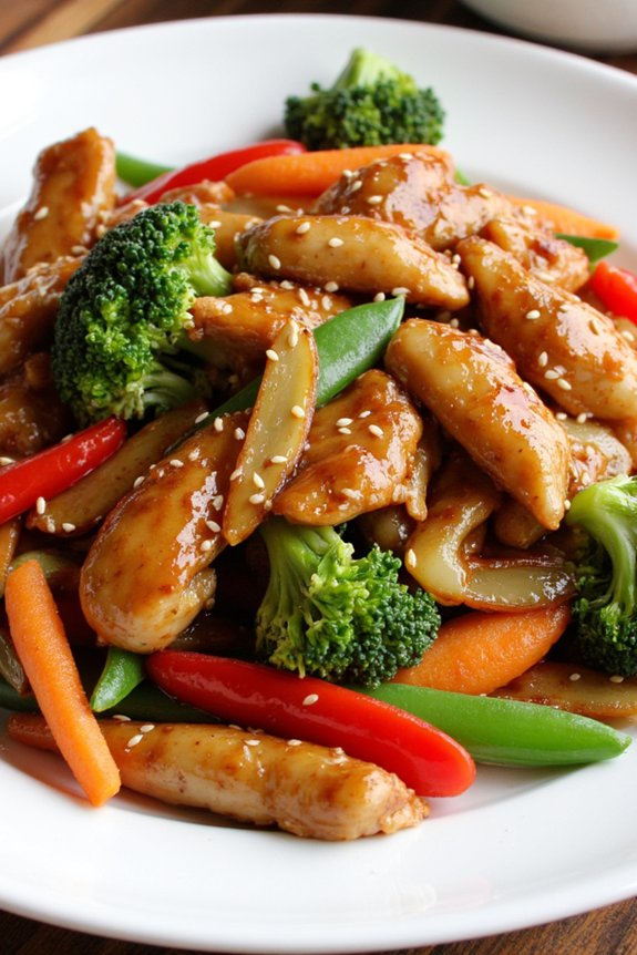 flavorful chicken vegetable stir fry