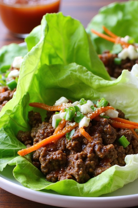 flavorful healthy lettuce wraps