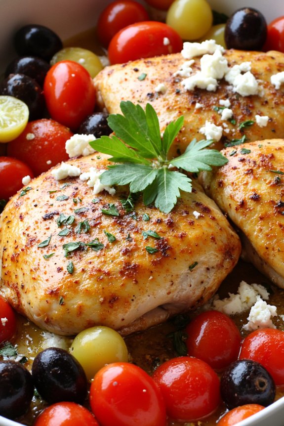 flavorful mediterranean chicken dish