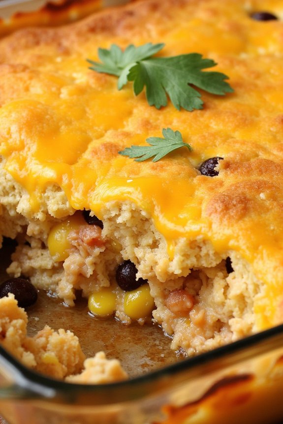 flavorful mexican chicken casserole