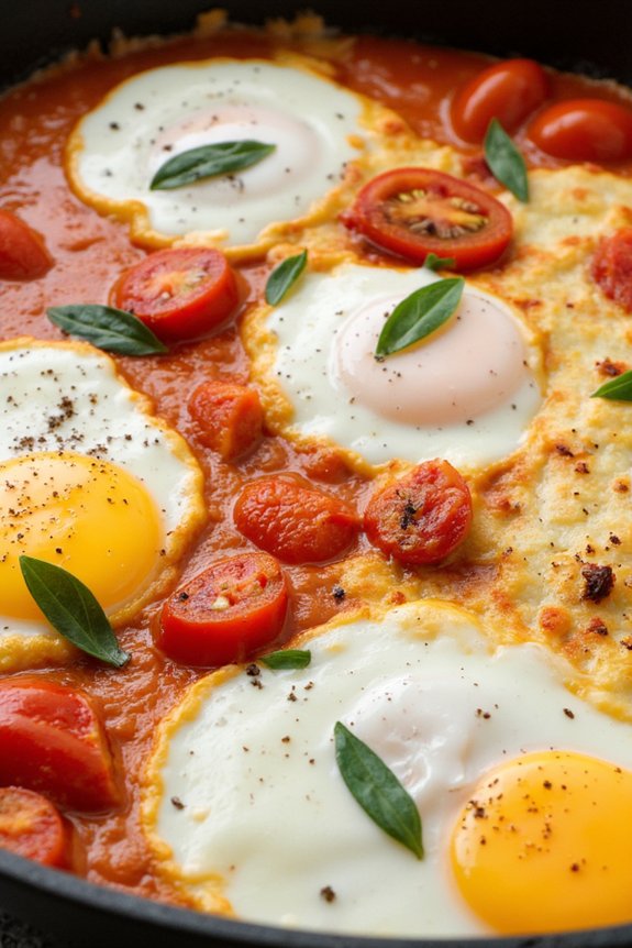 flavorful one pan egg dish