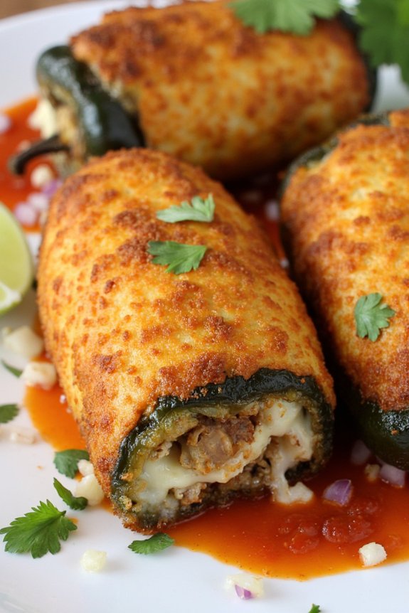 flavorful stuffed roasted peppers