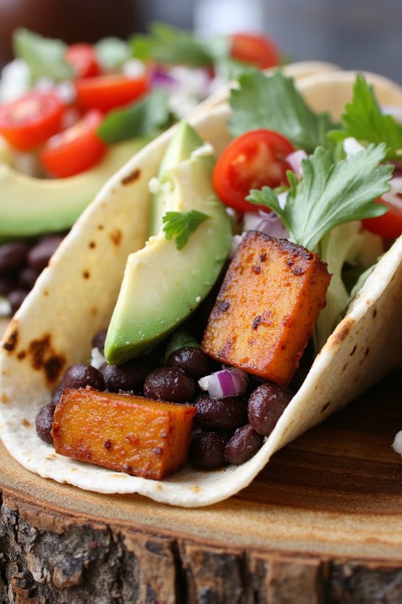 flavorful sweet potato tacos
