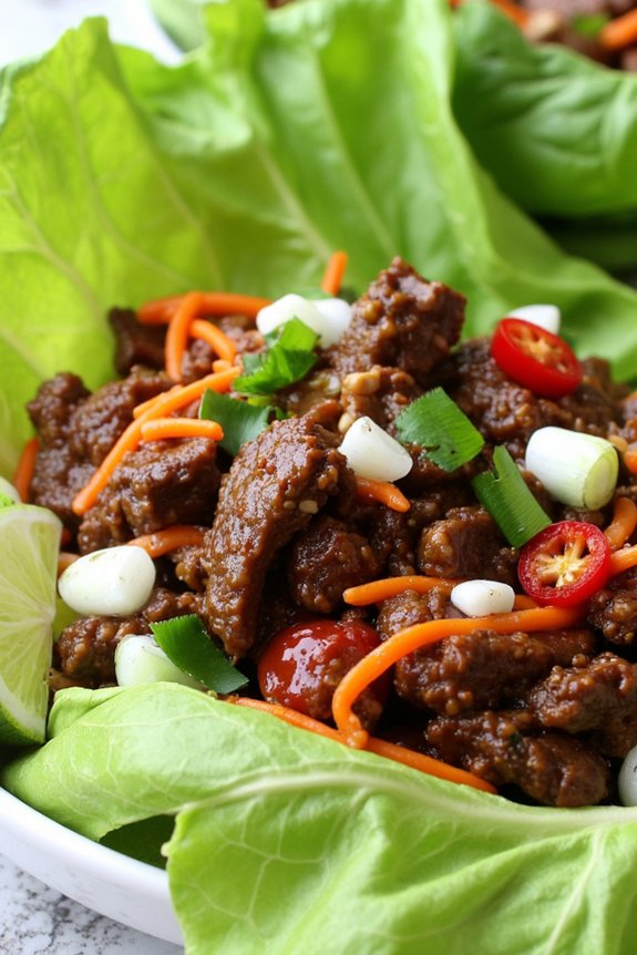 flavorful thai basil wraps