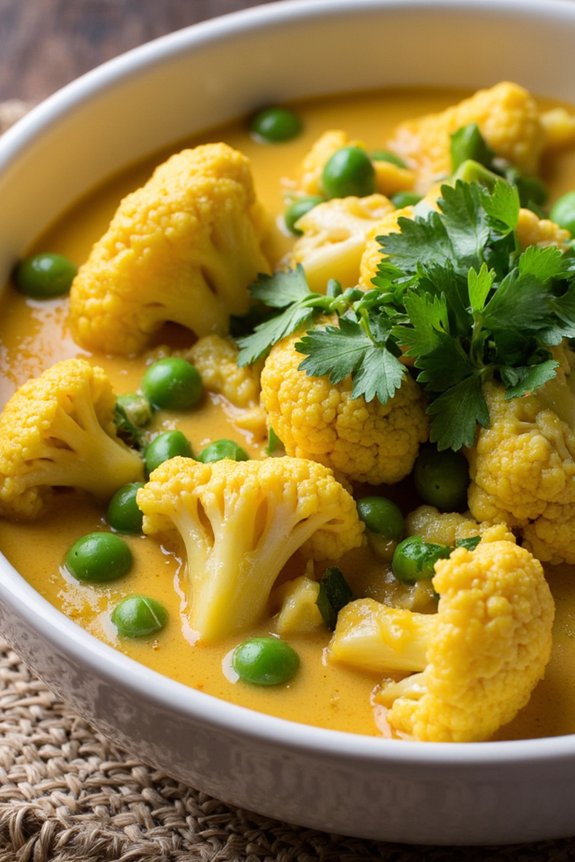 flavorful vegan cauliflower curry