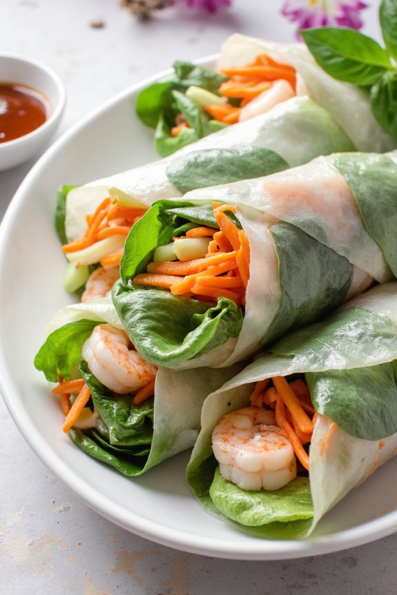 fresh customizable summer rolls