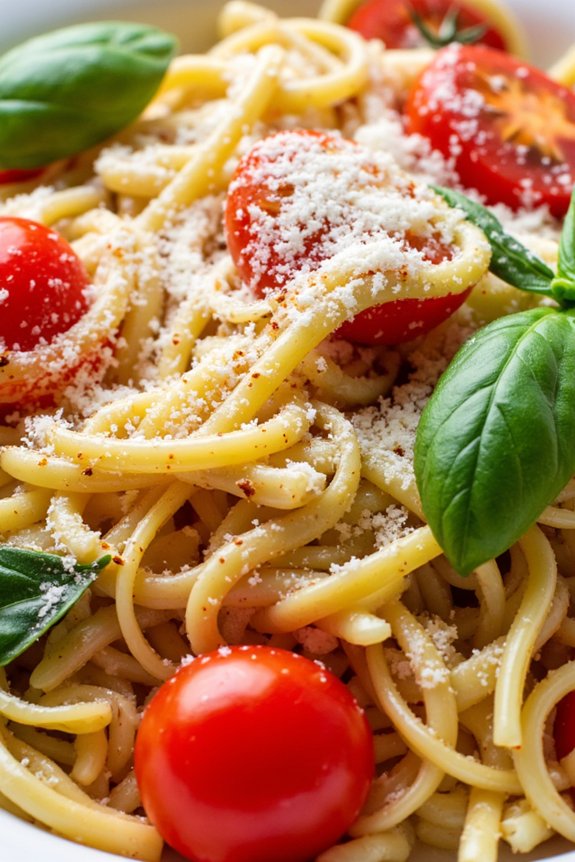 fresh summer pasta dish