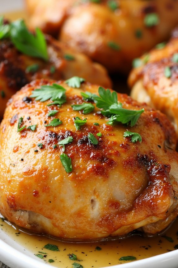 garlic butter chicken thighs