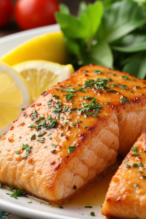 garlic butter salmon recipe