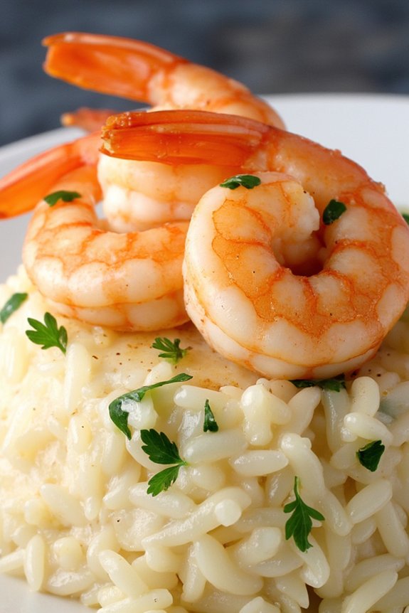 garlic butter shrimp rice