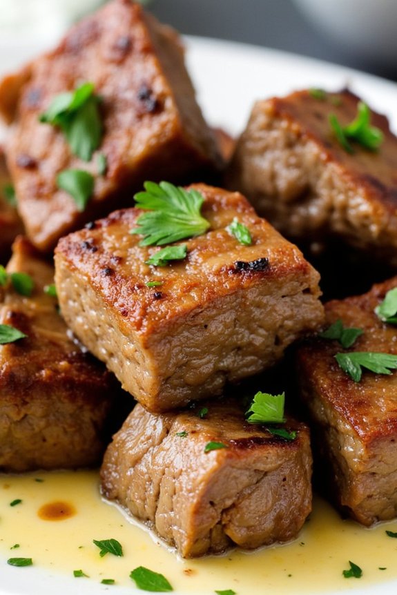 garlic butter steak bites