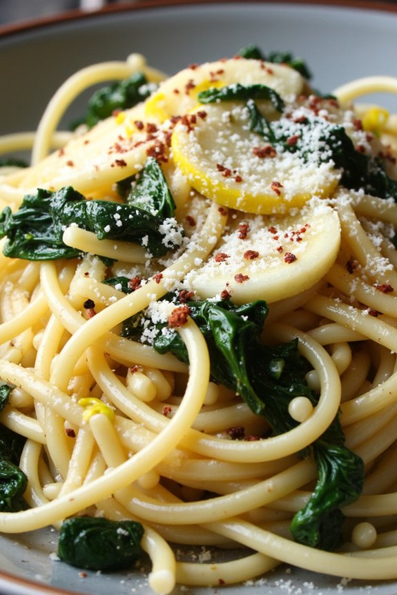 garlic kale spaghetti recipe