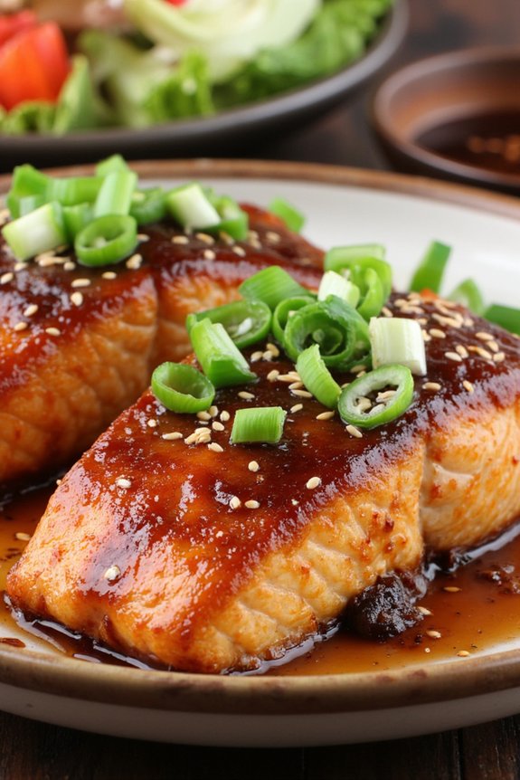 ginger soy glazed salmon recipe