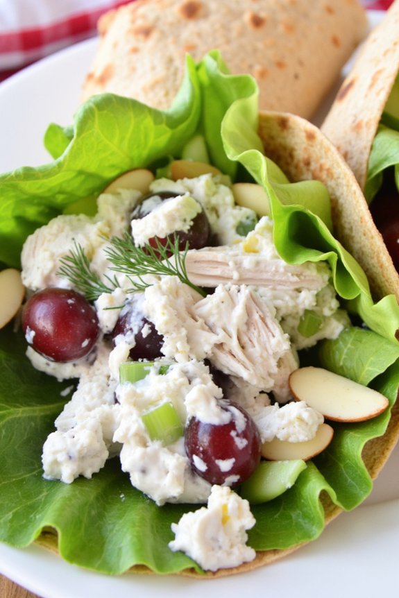 greek yogurt chicken wraps
