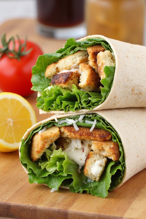 grilled chicken caesar wraps recipe