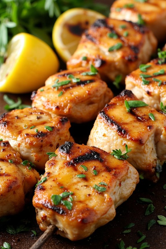 grilled chicken skewers recipe