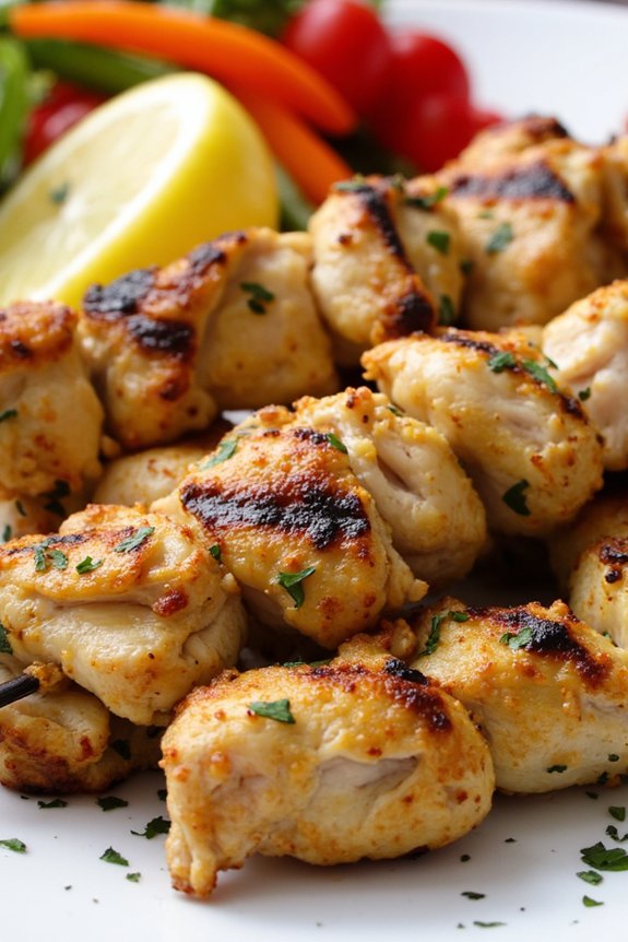 grilled chicken skewers recipe