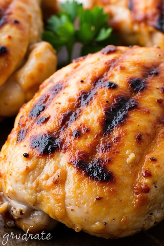 grilled honey garlic chicken