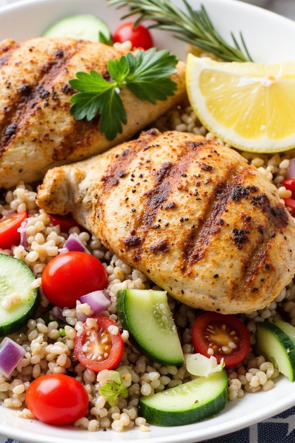 grilled lemon herb chicken