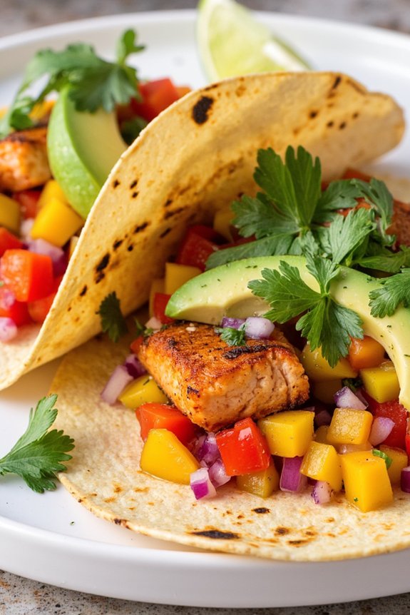 grilled salmon tacos recipe