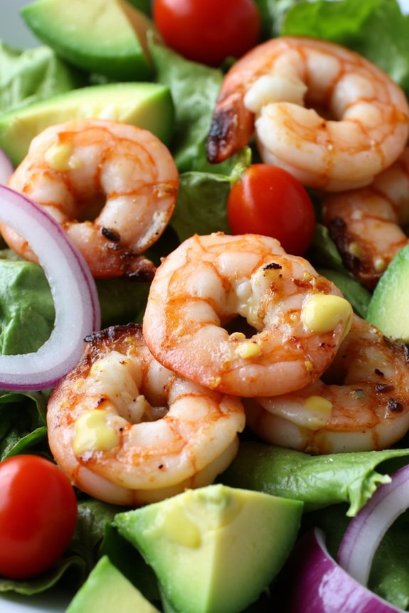 grilled shrimp avocado salad