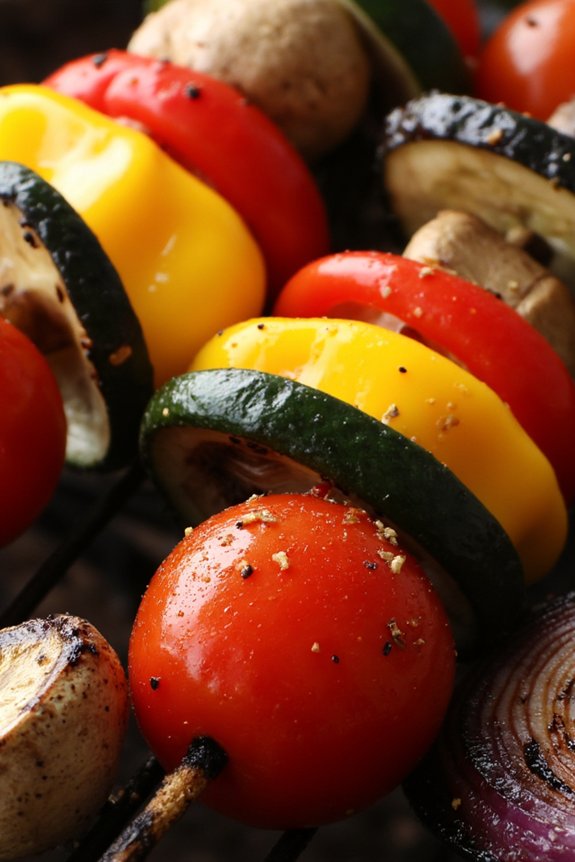 grilled vegetable skewers recipe