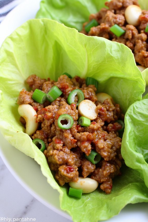 ground turkey lettuce wraps