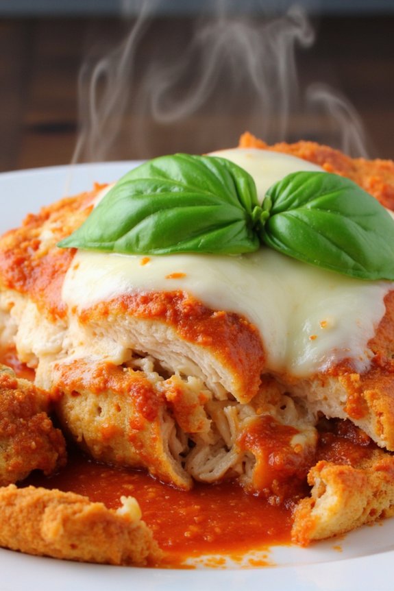 healthier baked chicken parmesan