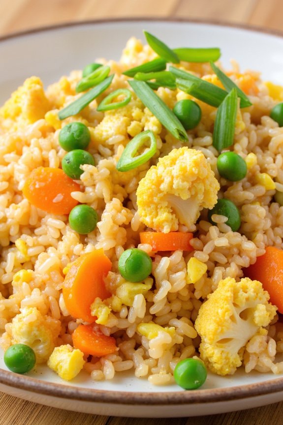 healthy cauliflower fried rice