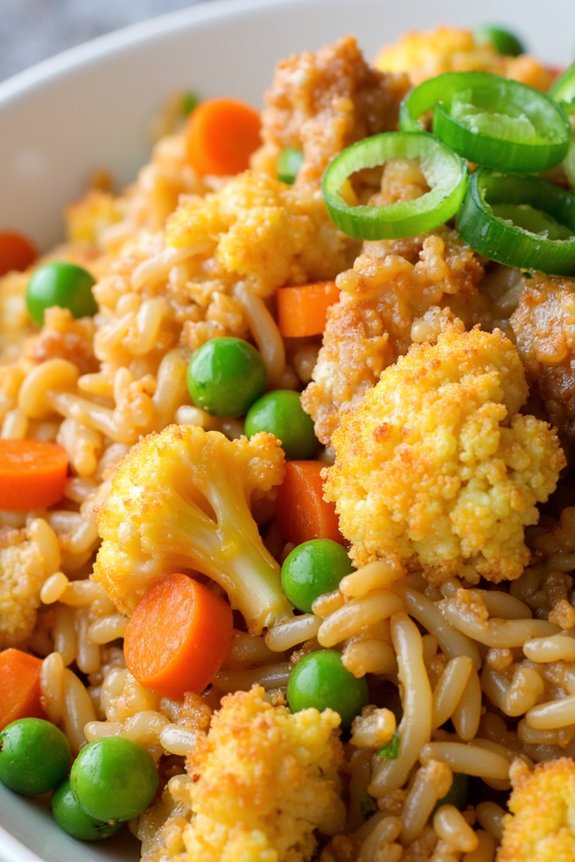 healthy cauliflower fried rice