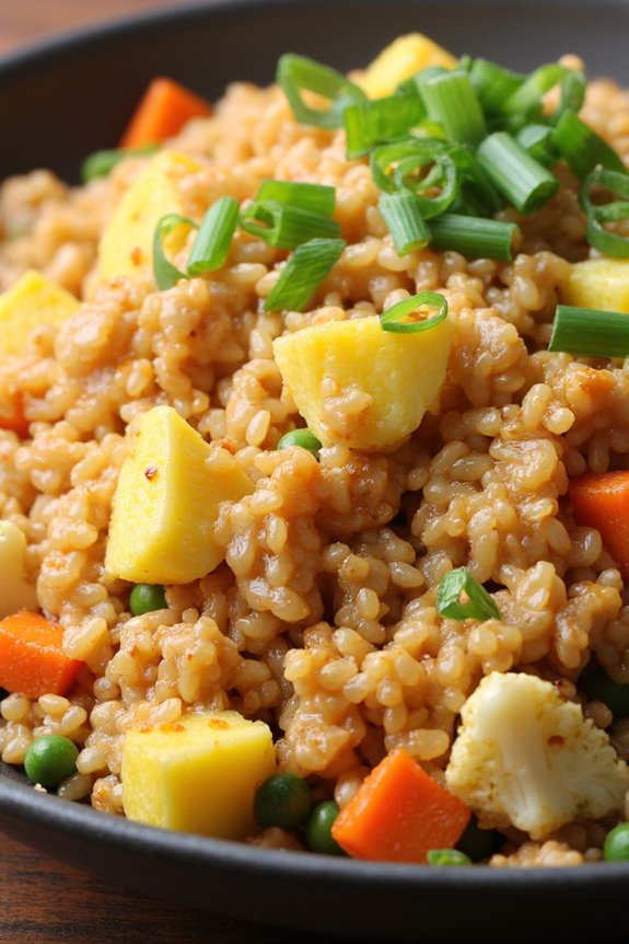 healthy cauliflower fried rice