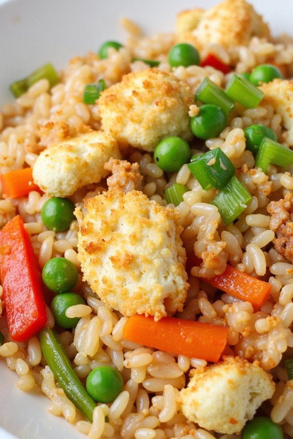 healthy cauliflower rice dish