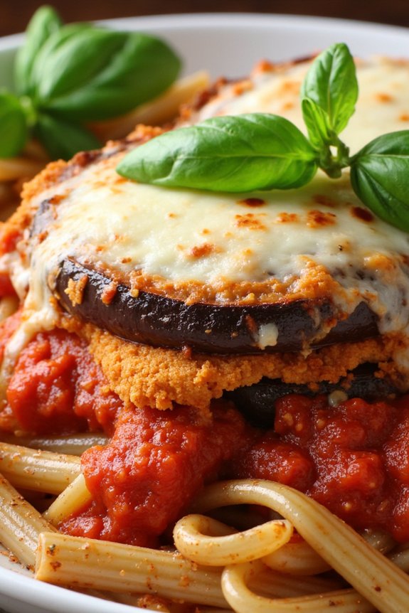 healthy eggplant pasta dish