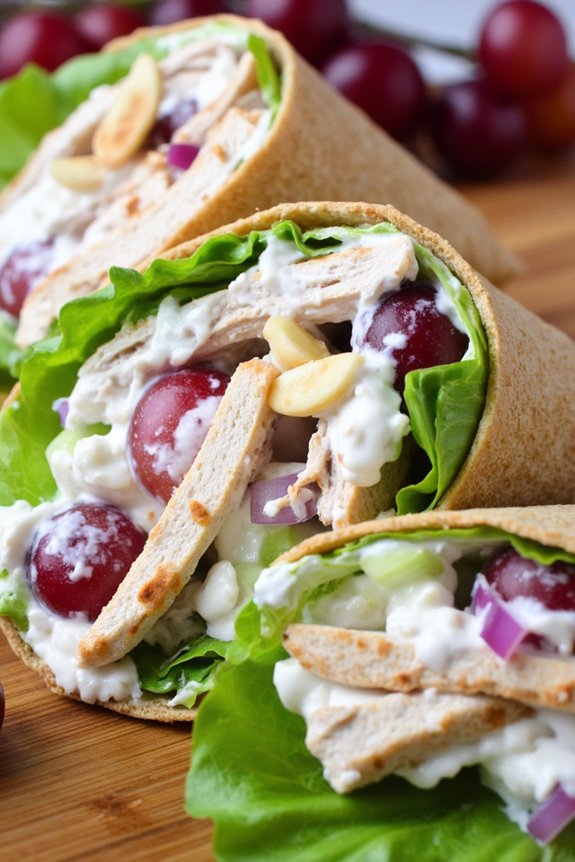 healthy greek yogurt wraps