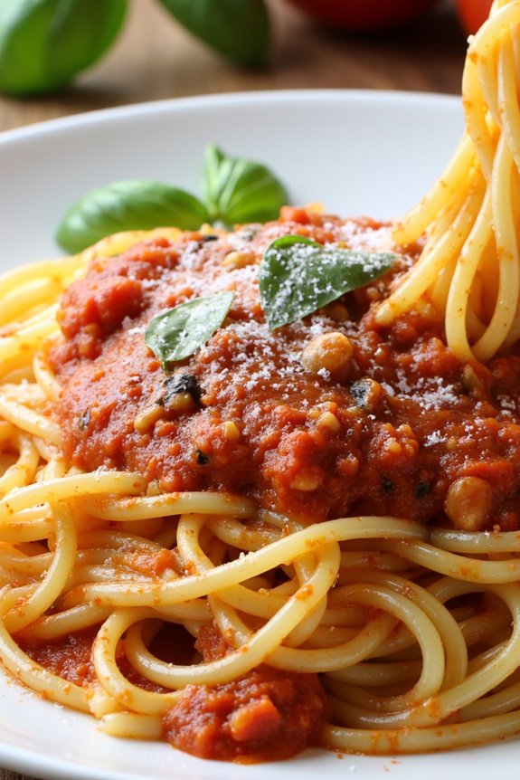 healthy spaghetti squash dish