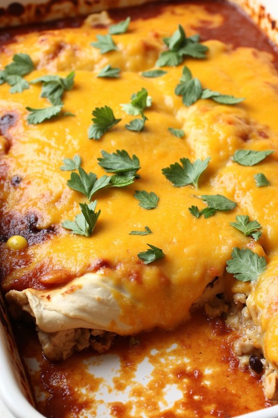healthy turkey black bean enchiladas