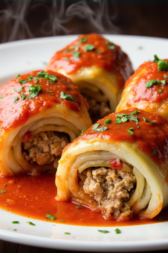 healthy turkey cabbage rolls
