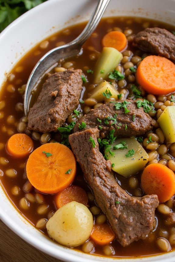hearty beef barley stew