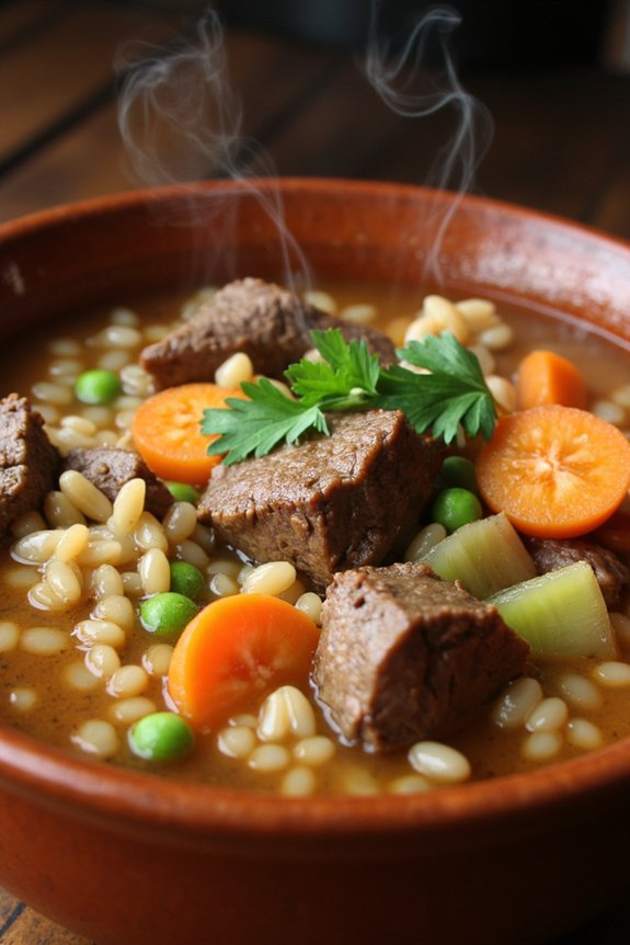 hearty beef barley stew